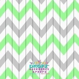 Backdrop - Aztec Lime Chevron