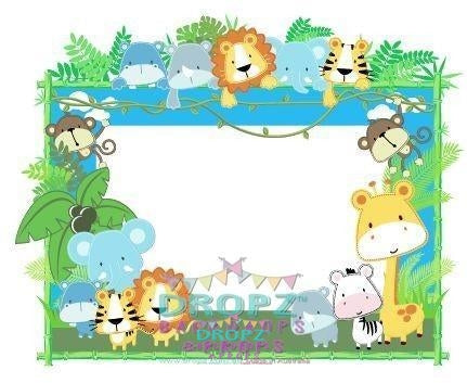 Backdrop - Baby Animal Frame