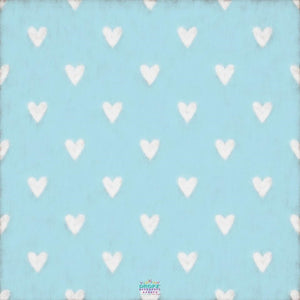 Backdrop - Baby Blue Hearts