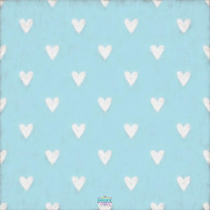 Backdrop - Baby Blue Hearts