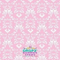 Backdrop - Baby Pink Damask