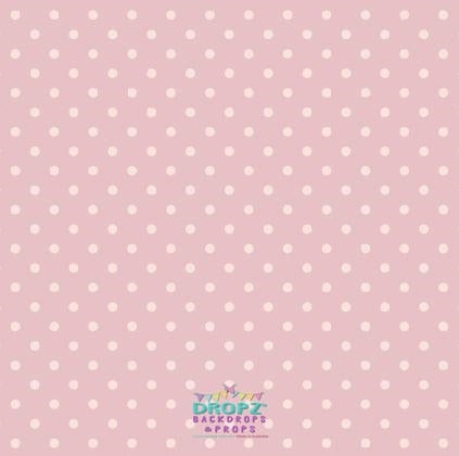 Backdrop - Baby Pink Polka Dots