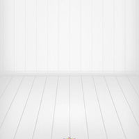 Backdrop - Basic Clean White Wooden Combo