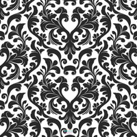 Backdrop - Black & White Damask