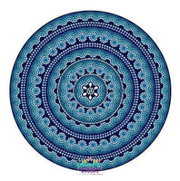 Backdrop - Blue Teal Mandala
