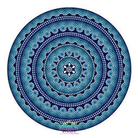 Backdrop - Blue Teal Mandala