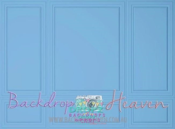 Backdrop - Blue Wall Panel