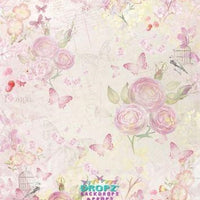Backdrop - Butterfly Roses