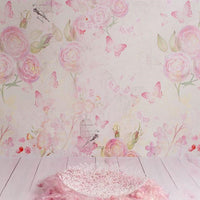 Backdrop - Butterfly Roses