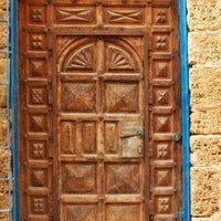 Backdrop - Carved Door