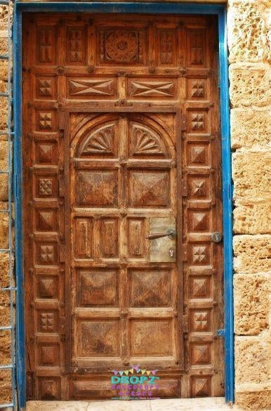 Backdrop - Carved Door