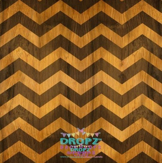 Backdrop - Choc Honeycomb Chevron