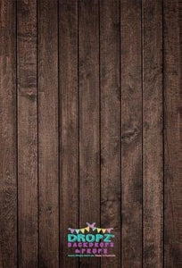 Backdrop - Chocolate Wooden Floorboards