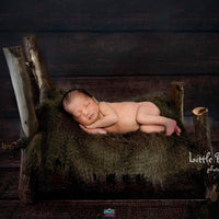 Backdrop - Chocolate Wooden Planks All In One