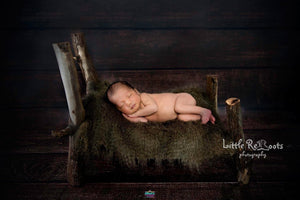 Backdrop - Chocolate Wooden Planks All In One