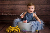 Backdrop - Chocolate Wooden Planks All In One

