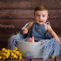 Backdrop - Chocolate Wooden Planks All In One