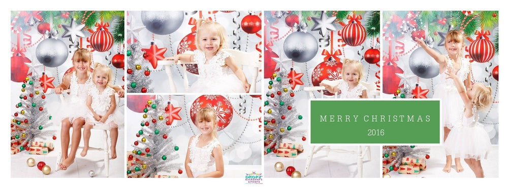 Backdrop - Christmas Baubles
