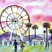 Backdrop - Coachella Painted Backdrop