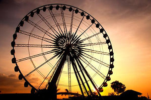 Backdrop - Coachella Sunset Background