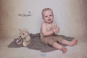 Backdrop - Cocoa Beige Portrait