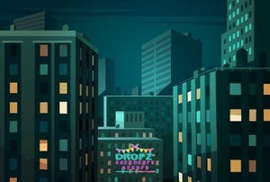 Backdrop - Comic Night City