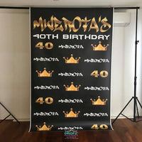 Backdrop - Custom Birthday Backdrop