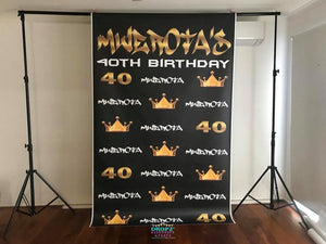 Backdrop - Custom Birthday Backdrop