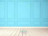 Backdrop - Custom Made In Your Color Choice Panel Wall & Wood Floor
