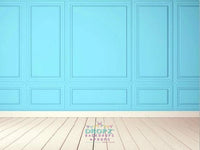 Backdrop - Custom Made In Your Color Choice Panel Wall & Wood Floor
