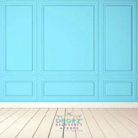 Backdrop - Custom Made In Your Color Choice Panel Wall & Wood Floor