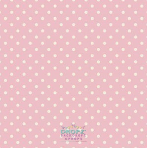 Backdrop - Custom Made In Your Color Choice - Polka Dots