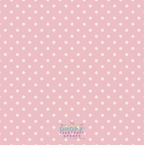 Backdrop - Custom Made In Your Color Choice - Polka Dots