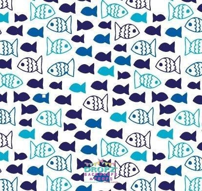 Backdrop - Cute Little Fishies