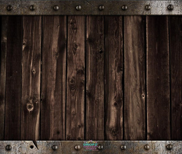 Backdrop - Dark Wood Studs