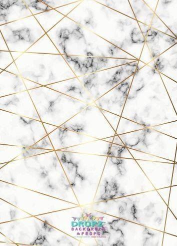 Backdrop - Designer Gold Marble Stone Backdrop