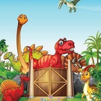 Backdrop - Dinosaur Playground