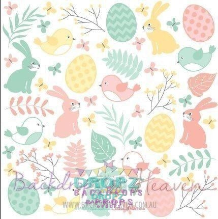 Backdrop - Easter Vinyl Photography Backdrop-13