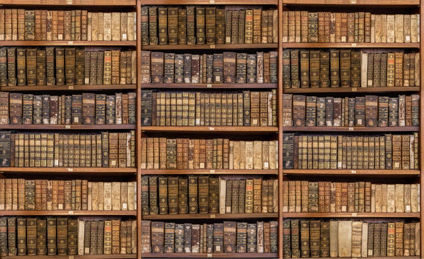 Backdrop - Faded Books Library Background