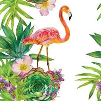 Backdrop - Flamingo Garden