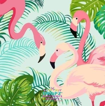Backdrop - Flamingo Party Backdrop