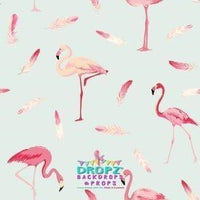 Backdrop - Flamingo Pattern Backdrop
