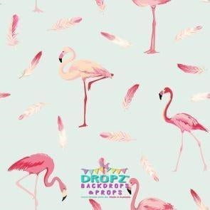 Backdrop - Flamingo Pattern Backdrop