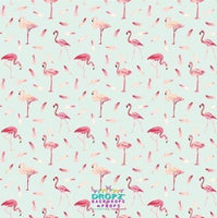 Backdrop - Flamingo Pattern Backdrop
