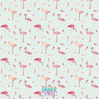 Backdrop - Flamingo Pattern Backdrop