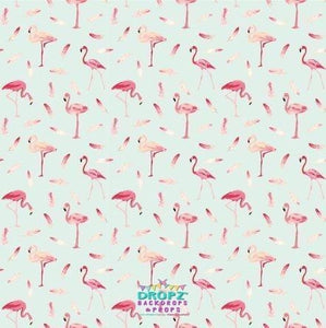 Backdrop - Flamingo Pattern Backdrop
