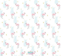 Backdrop - Flamingo Pineapple Party
