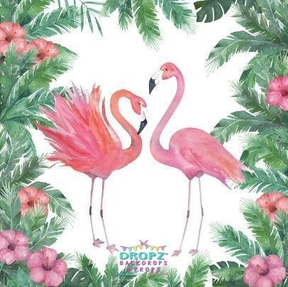 Backdrop - Flamingo Rainforest