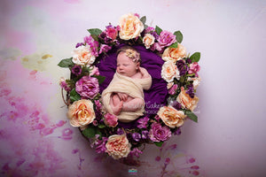 Backdrop - Floral Portrait Watercolor