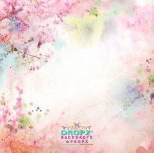 Backdrop - Floral Portrait Watercolor
